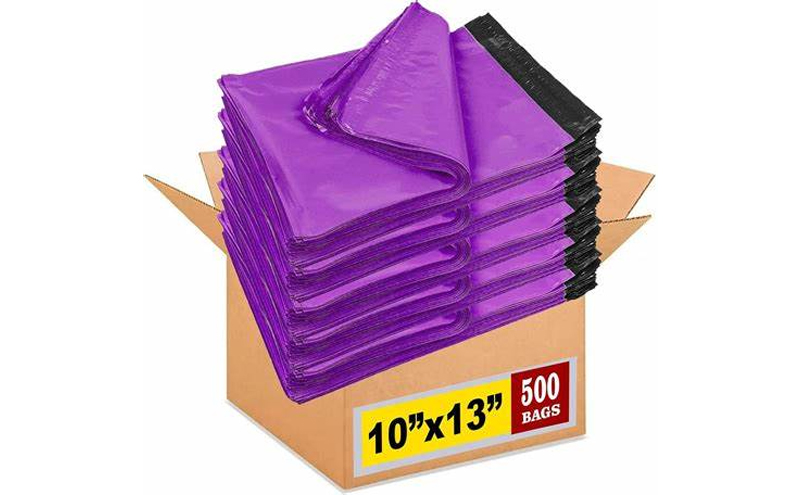 Purple 10x13 Poly Mailer Bags