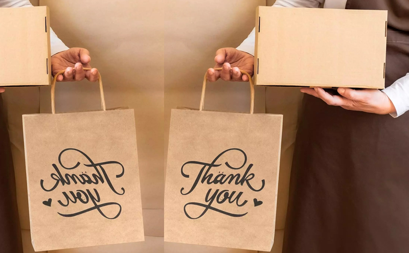 Twist Handle Kraft Paper Bags Uses