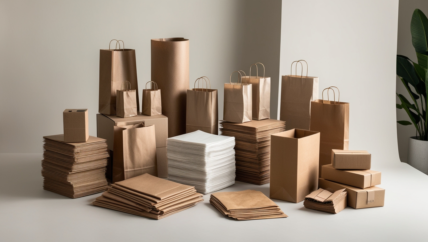 Nachhaltige Verpackungsmaterialien in großen Mengen für den Großhandel