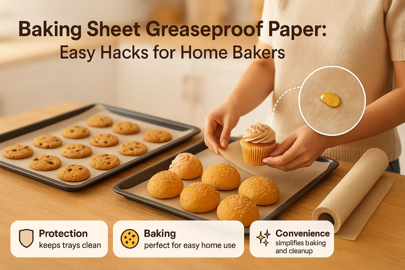 baking sheet greaseproof paper