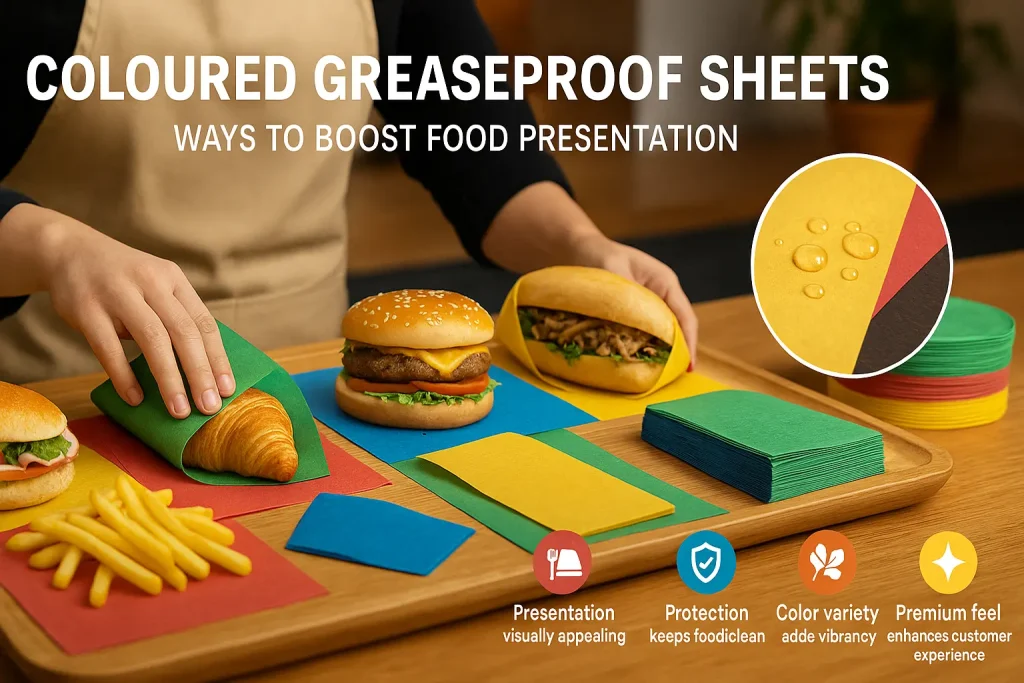 Coloured Greaseproof Paper Sheets