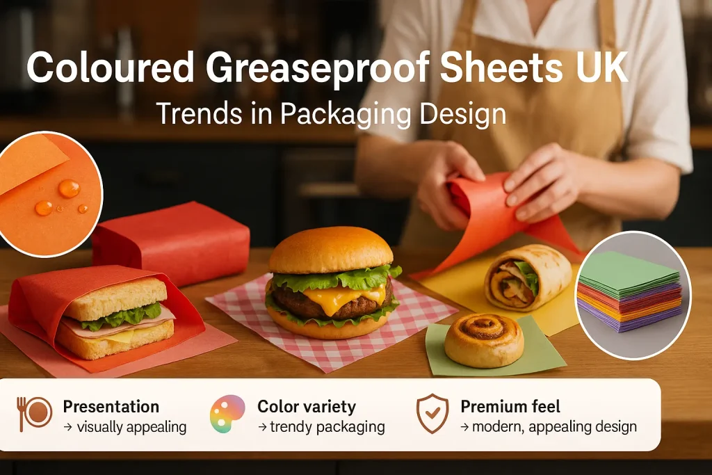 Coloured Greaseproof Paper Sheets