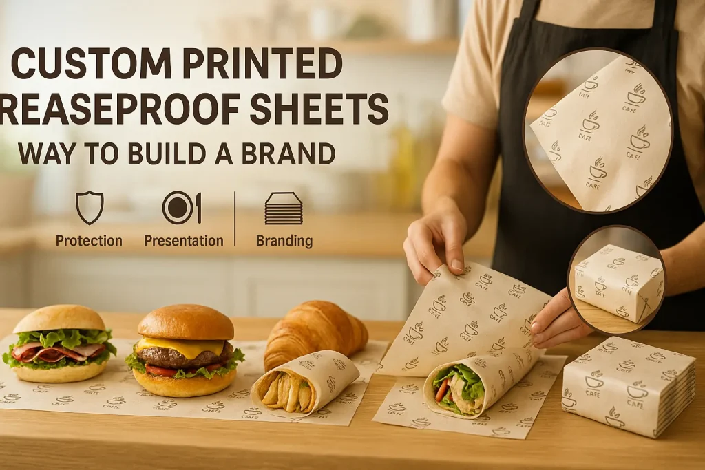 custom printed greaseproof paper sheets