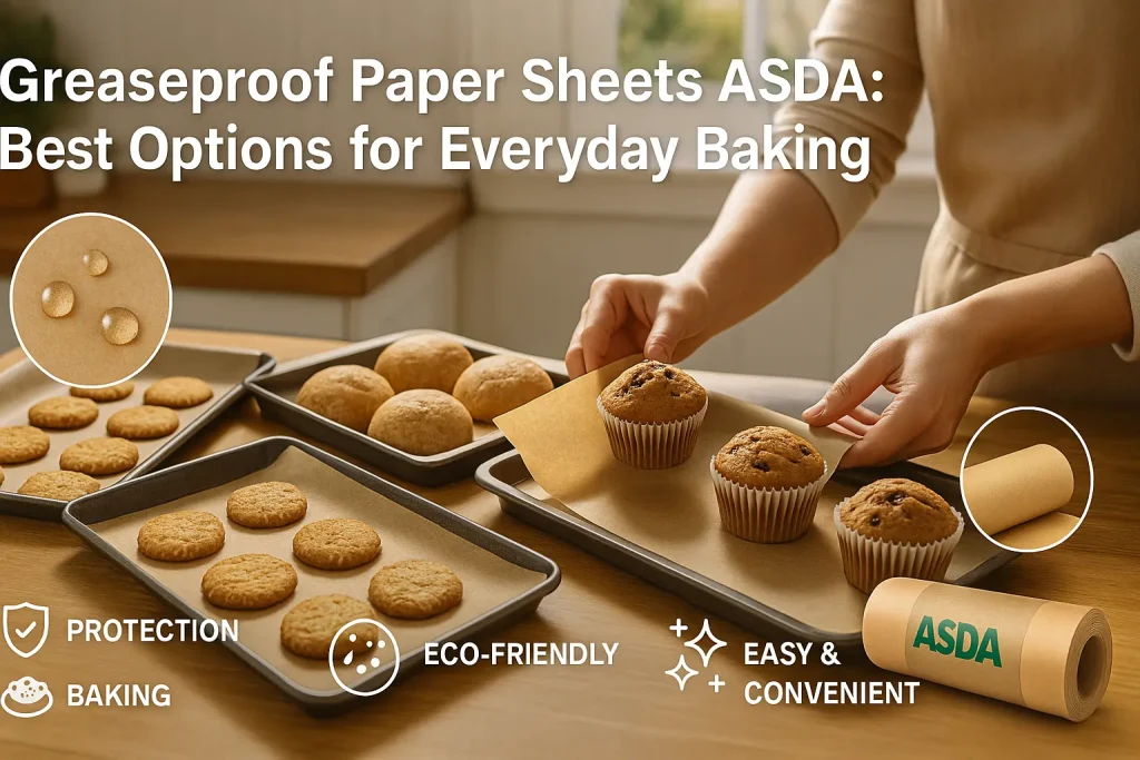greaseproof paper sheets asda