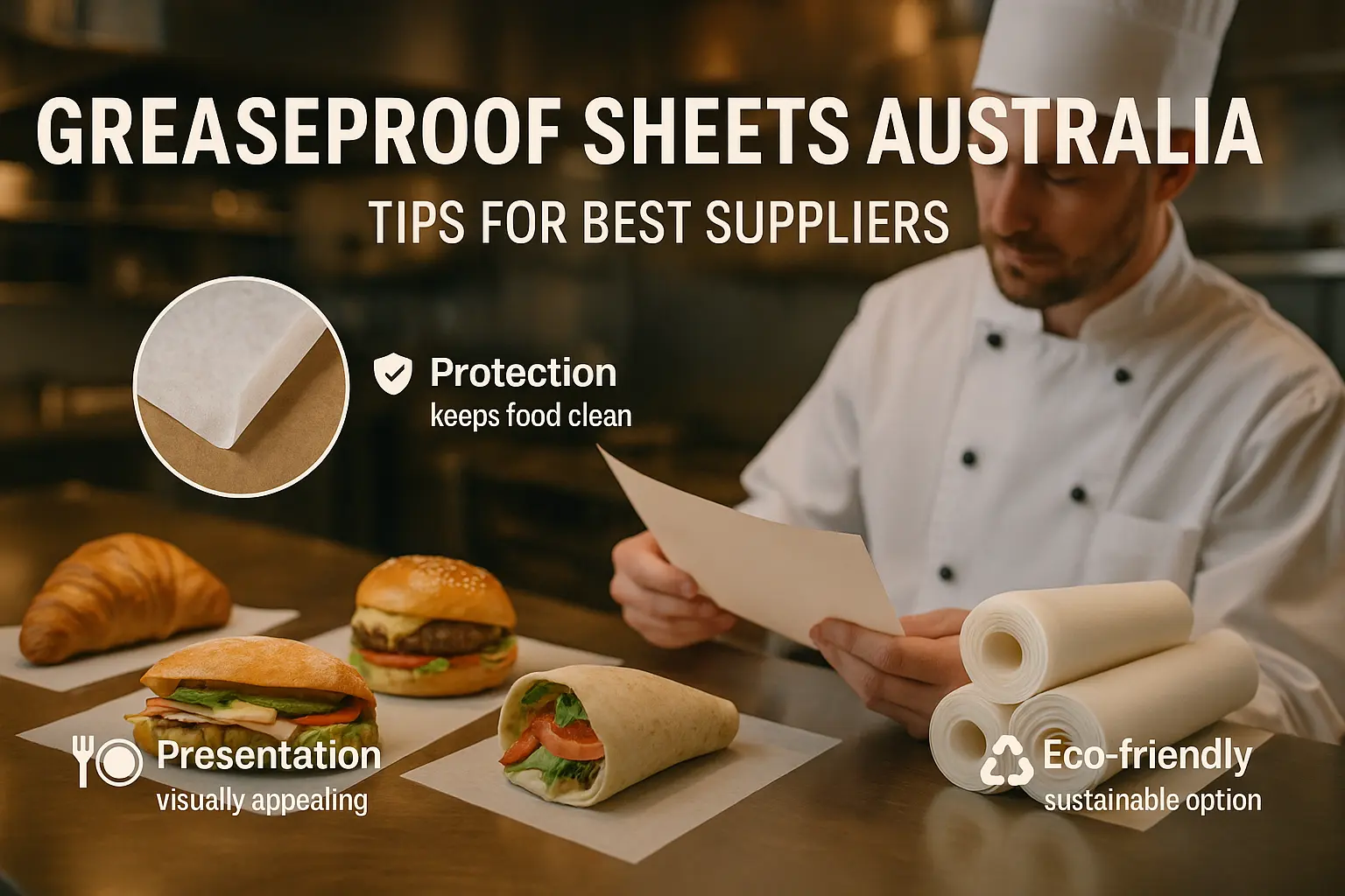 greaseproof paper sheets australia